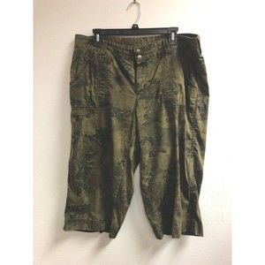Koppen Camo Women's Crop Cargo Pants Size 14